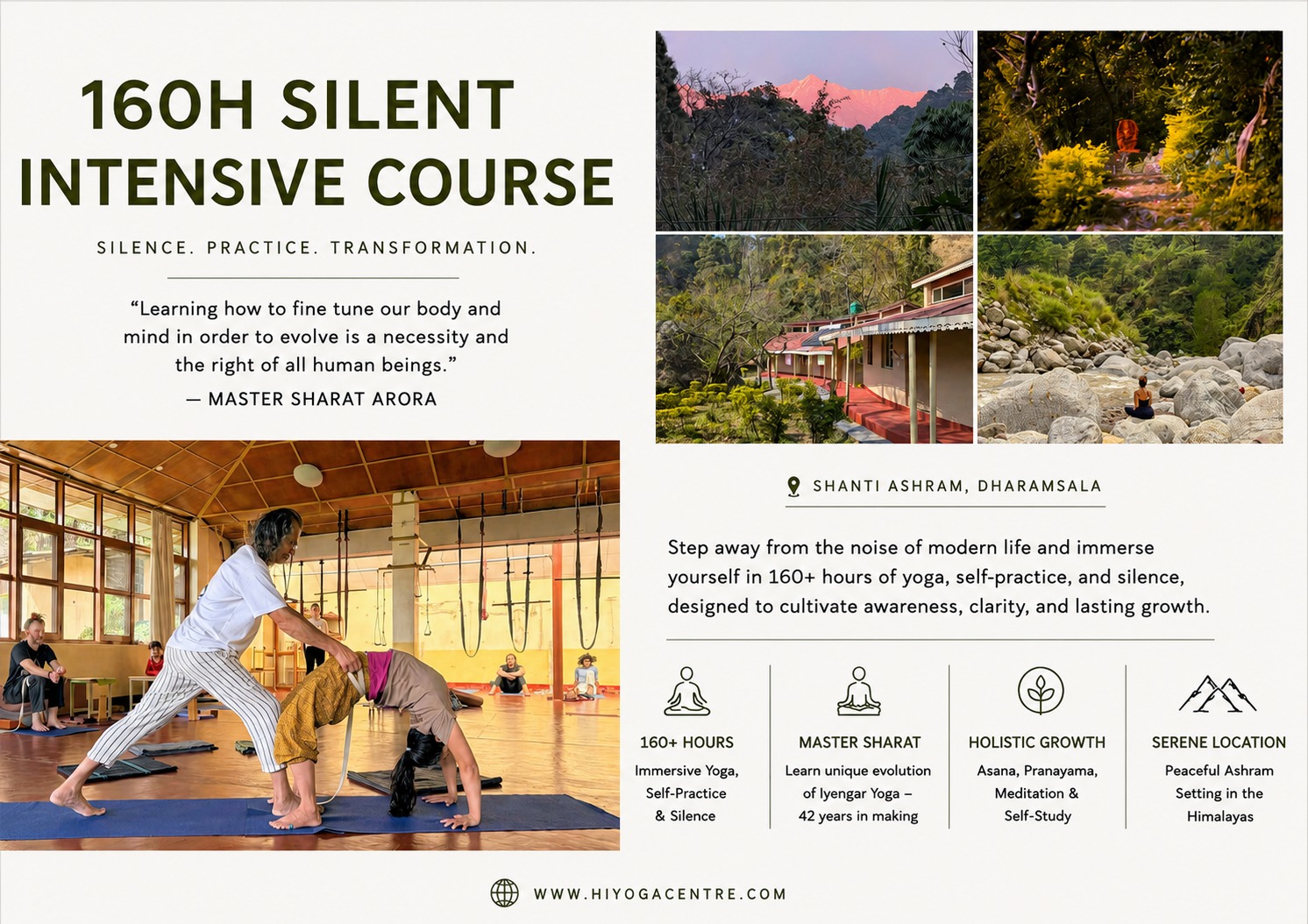 160-Hour Intensive Yoga Course Dharamshala
