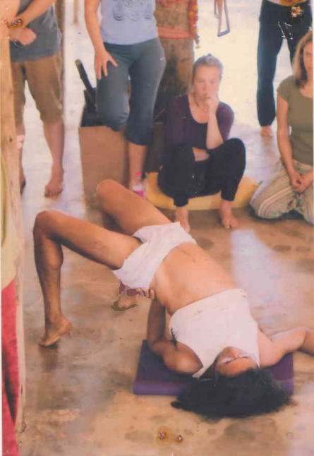 Master Sharat Arora teaching in the early years at Dharamkot